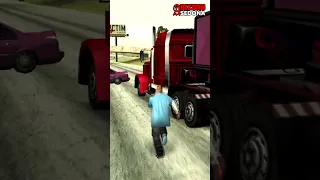 НАПАДЕНИЕ НА ДАЛЬНОБОЙЩИКА в игре GTA SAMP #shorts