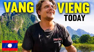 Crazy Camping Trip In Vang Vieng | What Is It Like Today?