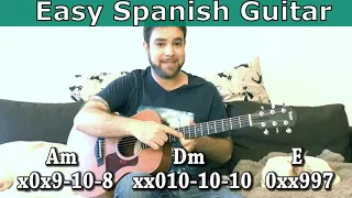 Lesson: Easy Spanish-Style Music - Without Knowing Scales!  (Guitar Tutorial w/ TAB)