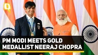 Tokyo Olympics Gold Medallist Neeraj Chopra in Candid Conversation With PM Modi | The Quint