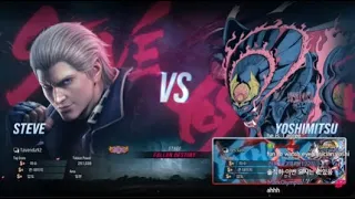 Steve VS eyemusician (yoshimitsu) - Tekken 8 Rank Match