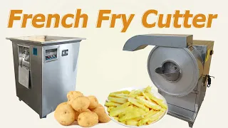 Automatic french fries cutting machine | potato finger chips cutter