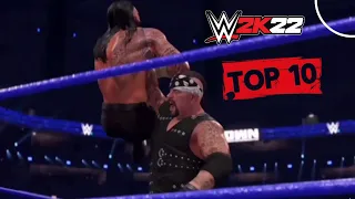 WWE 2K22 - Undertaker Top 10 Moves