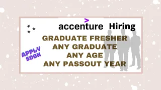 Accenture Hiring December 2021 | New Associate-HR Operations | #hiring #jobsearch #freshers #youtube