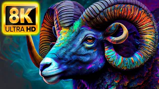 8K HDR 60FPS Dolby Vision - ANIMALS COLORFULLY DYNAMIC 8K ULTRA HD (60FPS HDR10+)