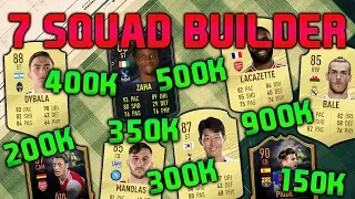 FIFA 20 SQUAD BUILDER 150K 200K 300K 350K 400K 500K 900K SQUAD BUILDER FUT CHAMPIONS HYBRID TEAMS