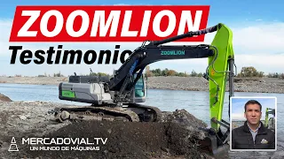 [ZOOMLION] Excavadora ZE370E Pro en trabajos de extracción en lecho de río | Testimonio