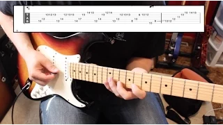 Eric Johnson Style Extended Run ( WITH TABS!!!!!)