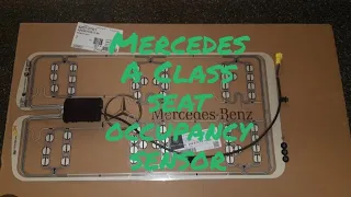 Mercedes A class. Fault codes B275200/ B275296 passenger seat occupancy sensor faults