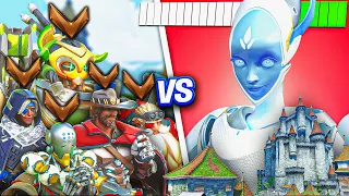 1 BUFFED Top 500 Echo VS 5 Bronze Players - Who wins?! (ft. YZNSA)