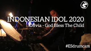 Echa Soemantri - God Bless The Child - Olivia | Indonesian Idol 2020 #ESdrumcam