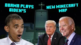 Obama Plays Biden's NEW Minecraft Map (Ep. 1)