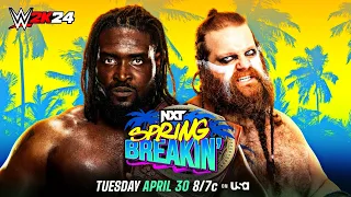 FULL MATCH — Oba Femi vs. Ivar -  NXT North American Championship : NXT SPRING BREAKIN 2024