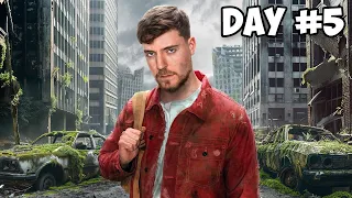 Я Выжил 7 Дней в Заброшенном Городе MrBeast на Русском!