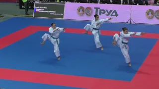 Femail Team kata (Russian Federation) – Gojushiho Dai