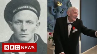 107-year-old Norwegian WW2 veteran knighted by France decades after helping liberation - BBC News