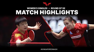 Sun Yingsha vs Sabine Winter | WS R32 | Singapore Smash 2023