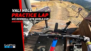 GoPro: Vali Höll Practice Run in ANDORRA | 2023 UCI Downhill MTB World Cup
