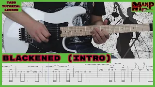 Blackened (Intro) || Metallica Cover || Guitar Tab || Tutorial || Lesson