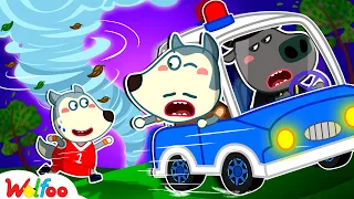 Run!!! A Big Tornado is Coming - Wolfoo Learns Safety Tips | Kids Safety Cartoon🤩Wolfoo Kids Cartoon