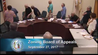 Town of Mashpee - Zoning Board of Appeals 9/27/2017