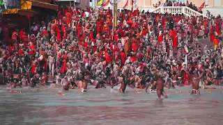 Maha kumbh 2021 | पहला  शाही स्नान | Haridwar , Uttrakhand