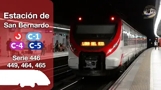 Circulaciones por la estación de San Bernardo | Cercanías Sevilla