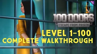 100 Doors Escape From Prison FULL Game Level 1 - 100 Walkthrough