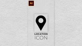 How to Create Location Icon in Adobe Illustrator #short #shorts