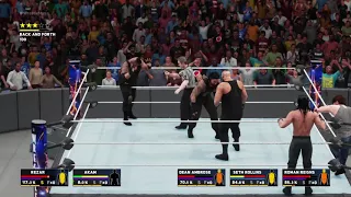 WWE 2K18: The Shield VS The Authors of Pain - 3 on 2 Handicap Match