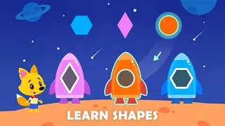 Little Fox Preschool Learning - Learn to Recognize Basic Geometric Shapes | GoKids! Games