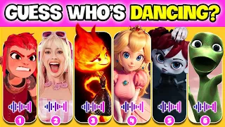 Guess Who Is Dancing? Guess The DANCES| Elemental, Wednesday, My Talking Tom, Nimona, Barbie, Sing 2