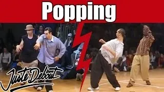 Popping Semi-Final - Juste Debout 2006 - Salah & Iron M VS. Jr Boogaloo & Jay Smooth