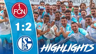 Schalke ist ZWEITLIGAMEISTER! | Highlights | 1. FC Nürnberg - FC Schalke 04 1:2