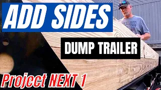ADD SIDES DUMP TRAILER / CARRY MORE CAPACITY