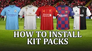 Football Manager 2020 - How to install match kits and get real team shirts in fm20