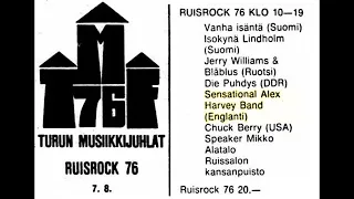 The Sensational Alex Harvey Band - Intro & Love Story (Ruisrock -76, live)