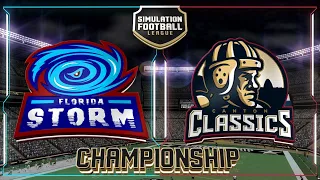 SFL Season 22, Championship - No. 2 Florida (13-1) @ No. 1 Canton (14-0)