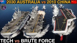 2030's Australian Carrier Group vs 2010's Chinese Carrier Group (Naval Battle 69) | DCS