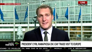 President Cyril Ramaphosa on 3 day trade visit to Europe