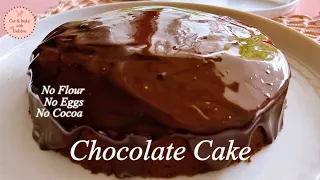 Easy Chocolate Cake in 5 mins / No Eggs / No flour