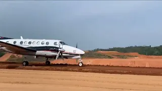 King Air 350 decolagem “diferente” take off