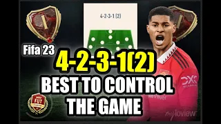 *Must Use!😳 Meta 4-2-3-1(2) Custom Tactics to attack & control your opponent in Fifa 23!
