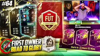 I LOVE THIS FLASHBACK KANTE!! & OPENING MY TOTW PACK!! - First Owner RTG #64 -  FIFA 22