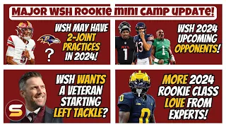 👀WSH Rookie Mini-Camp UPDATE: 2 Joint Practices? NFL Schedule Release Date! 2024 Opponents! & More!