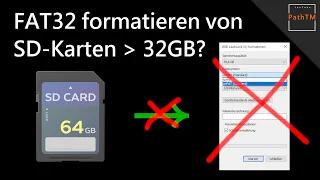 FAT32 formatieren von (Micro-)SD Karten größer als 32GB | PathTM