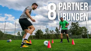 Koordinativ | Visuell | Kognitiv - Die 8 besten Partnerübungen für Fußballer