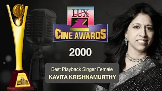 Zee Cine Awards 2000 | Best Playback Singer Female - Kavita Krishnamurthy | #ZCA