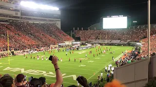 Virginia Tech - Enter Sandman vs. Notre Dame with Metallica Special Intro Message