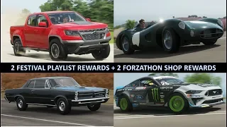 Forza Horizon 4: 2 Seasonal Rewards + 2 Forzathon Shop Rewards + General Talks